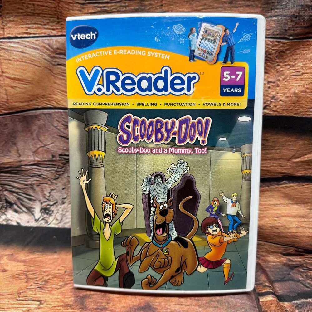 Scooby-Doo! Scooby-Doo & a Mummy, Too! V.Reader Video Game Educational Kids 5-7